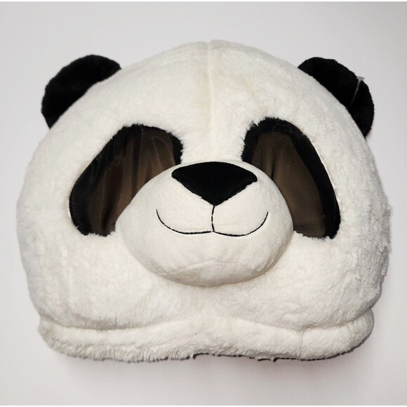 Panda Dan Dee Halloween Head Mascot Plush Big Greeter Costume Cosplay Furry Mask - Picture 1 of 12